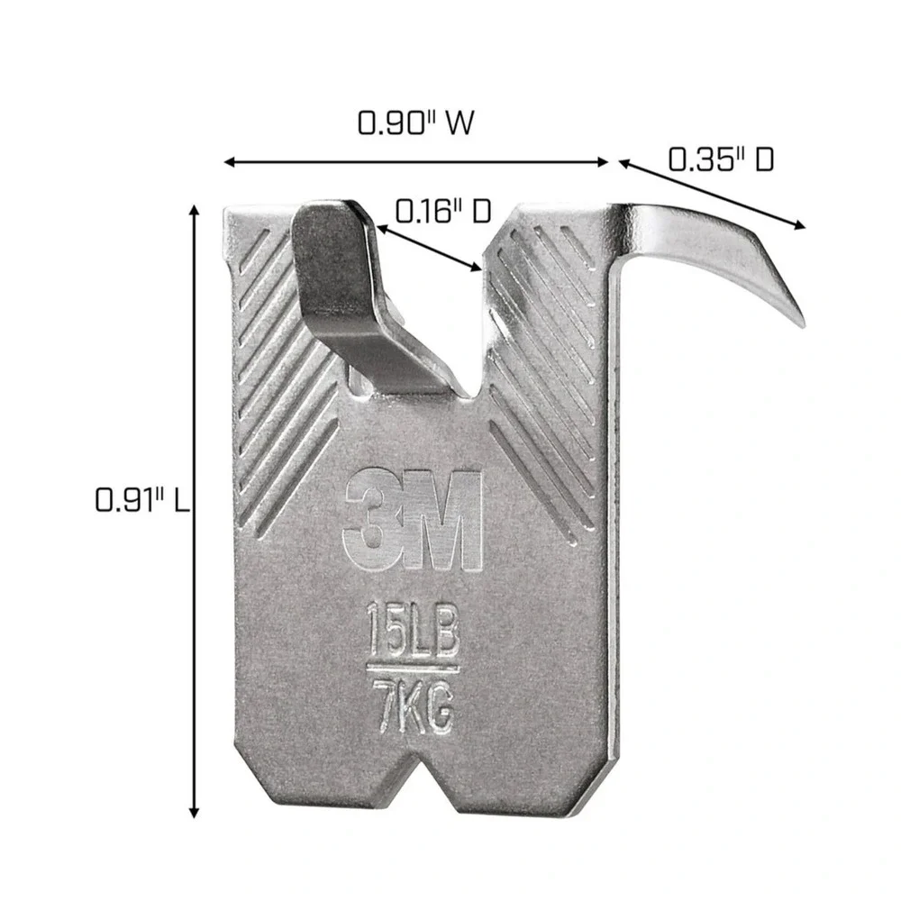 3M Claw Drywall Picture Hangers Holds 15 Pounds 5 Pack Spot Markers